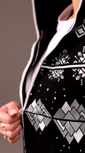 Snowy black