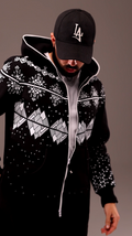 Snowy black
