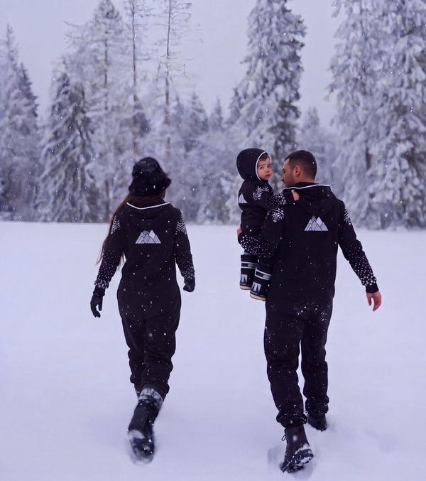 Дитячий комбінезон Snowy чорний