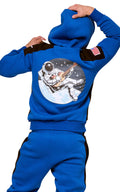 Warm Hoodie Space X blue