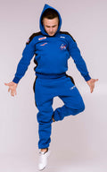 Warm Hoodie Space X blue