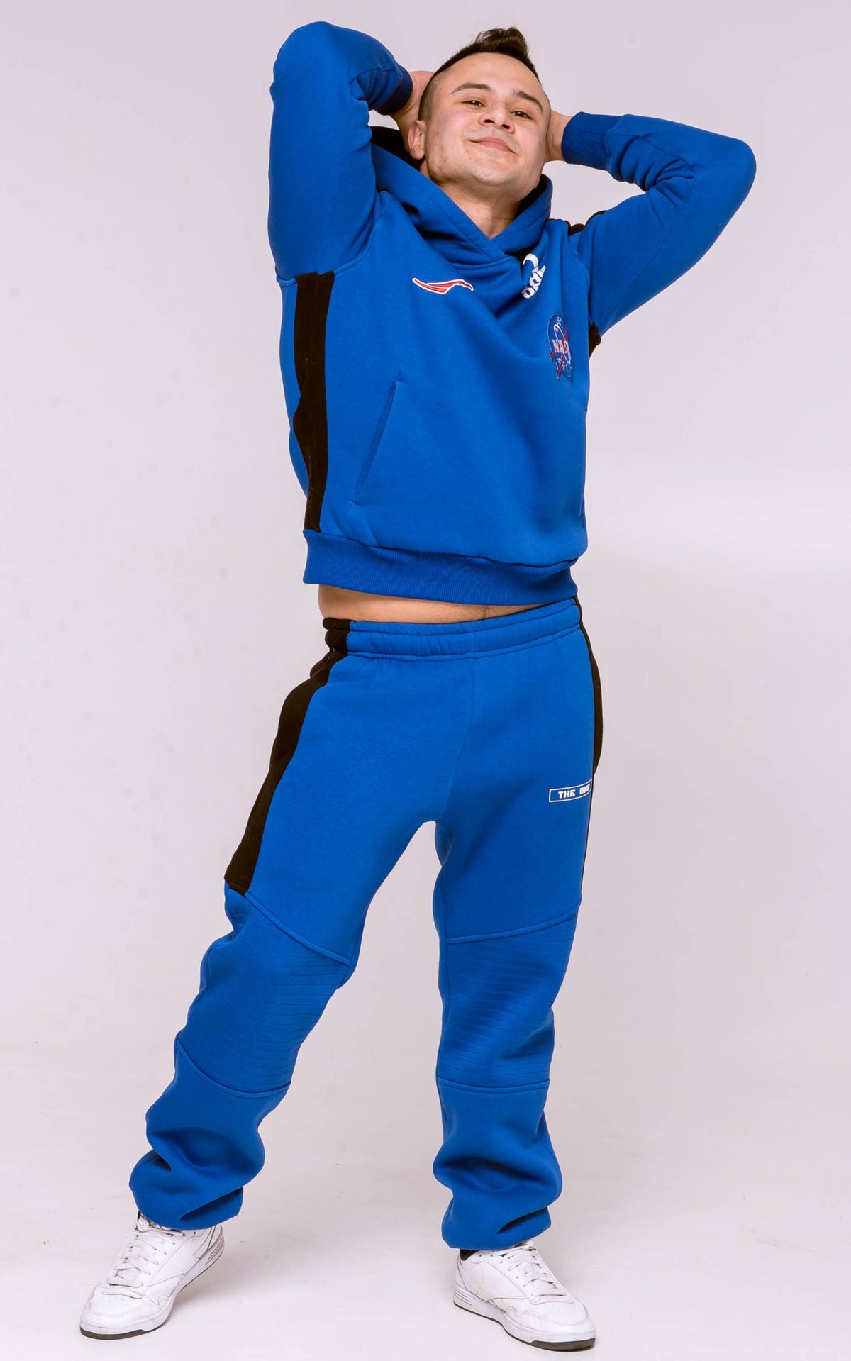 Warm Hoodie Space X blue