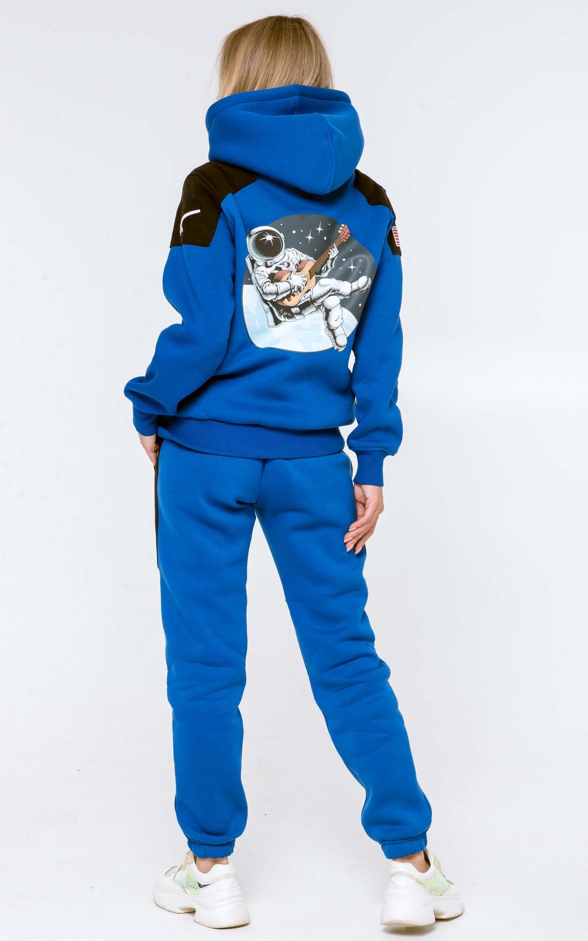 Warm Hoodie Space X blue