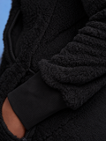 THE ONE Teddy plush jumpsuit black, men
