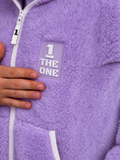 THE ONE Teddy plush jumpsuit purple, men