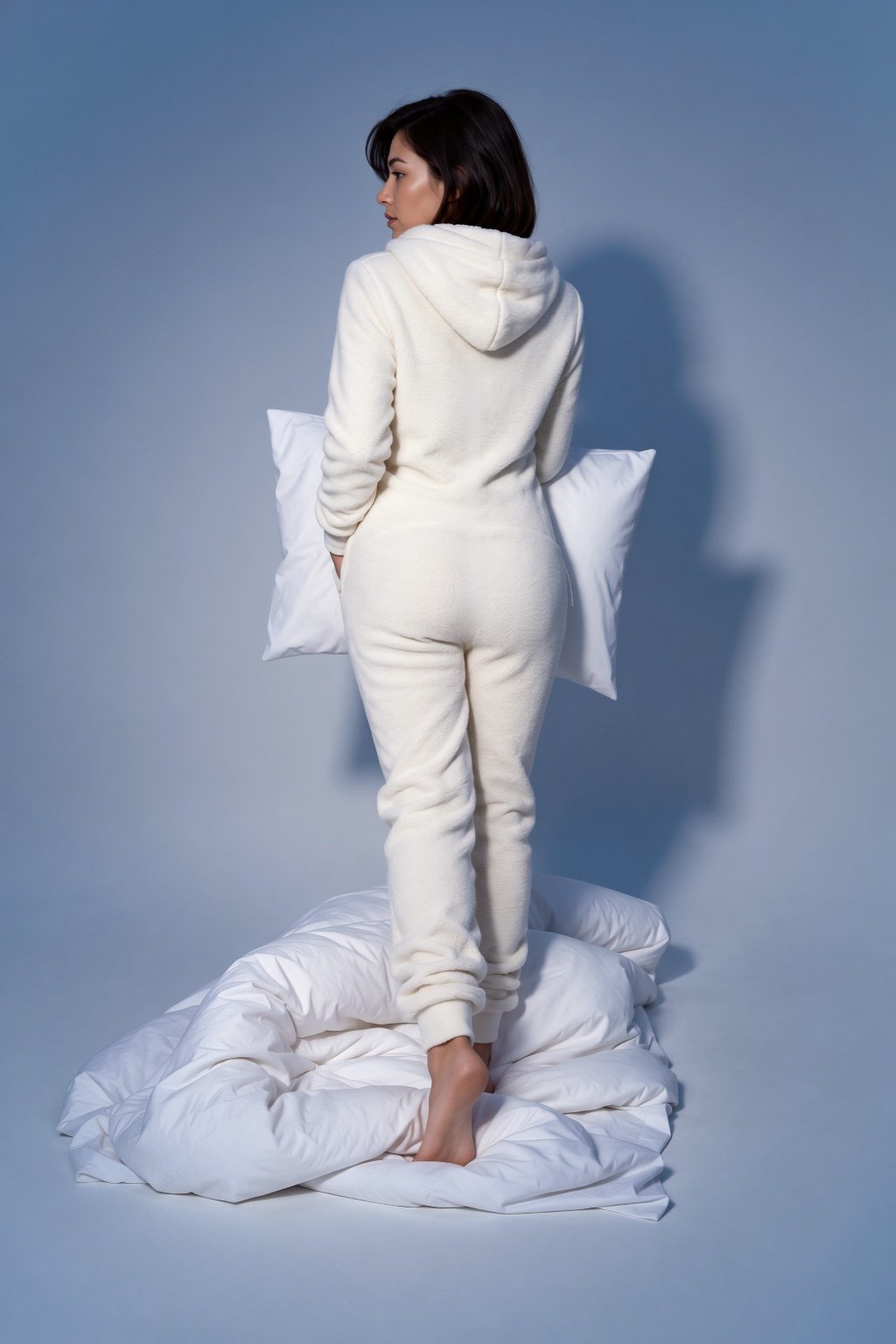 THE ONE Teddy plush jumpsuit, women