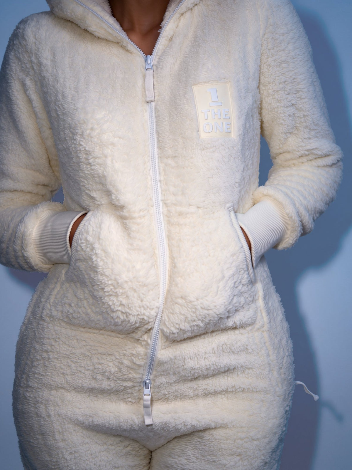 THE ONE Teddy plush jumpsuit, women