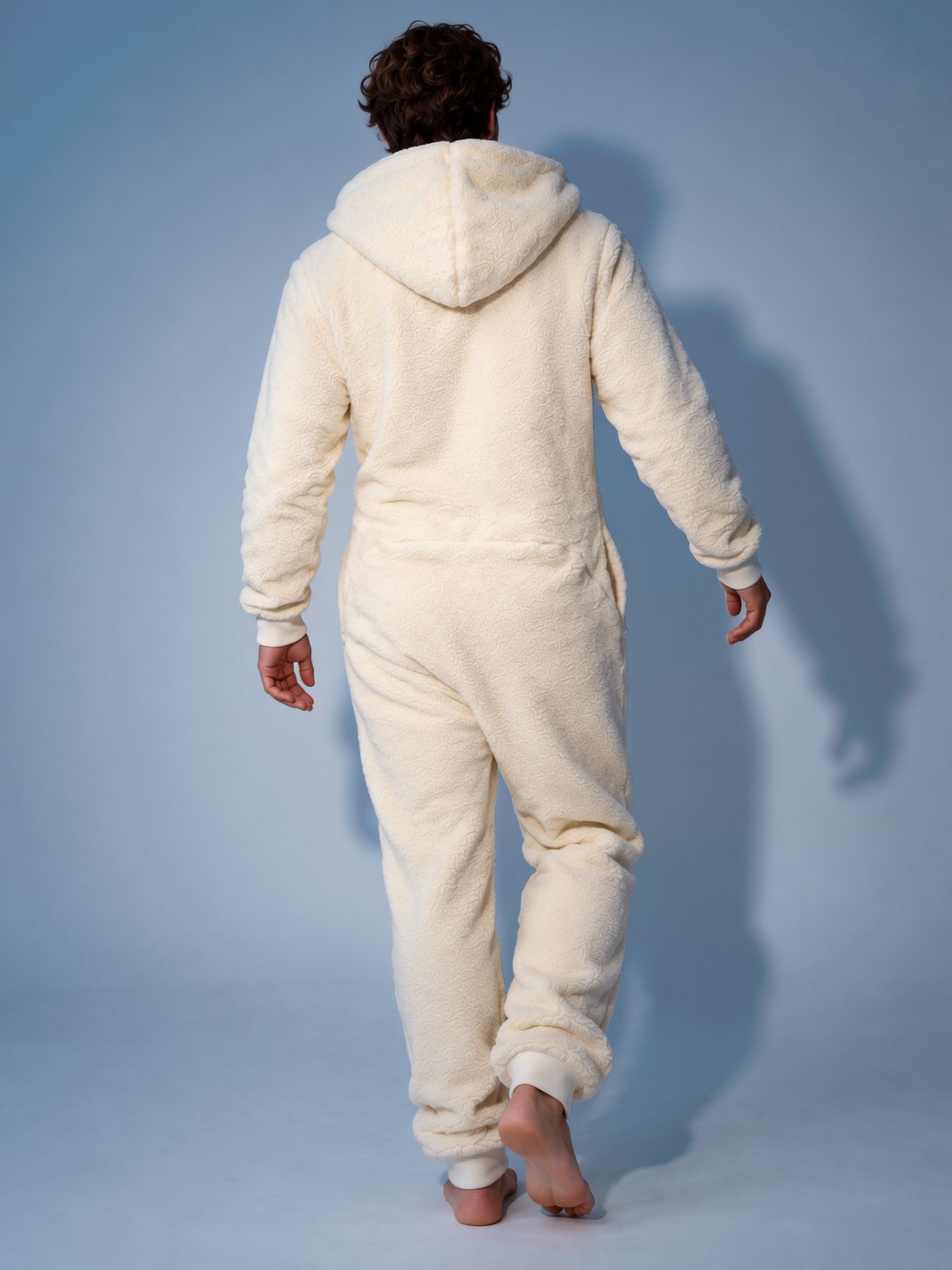 THE ONE Teddy plush jumpsuit, men