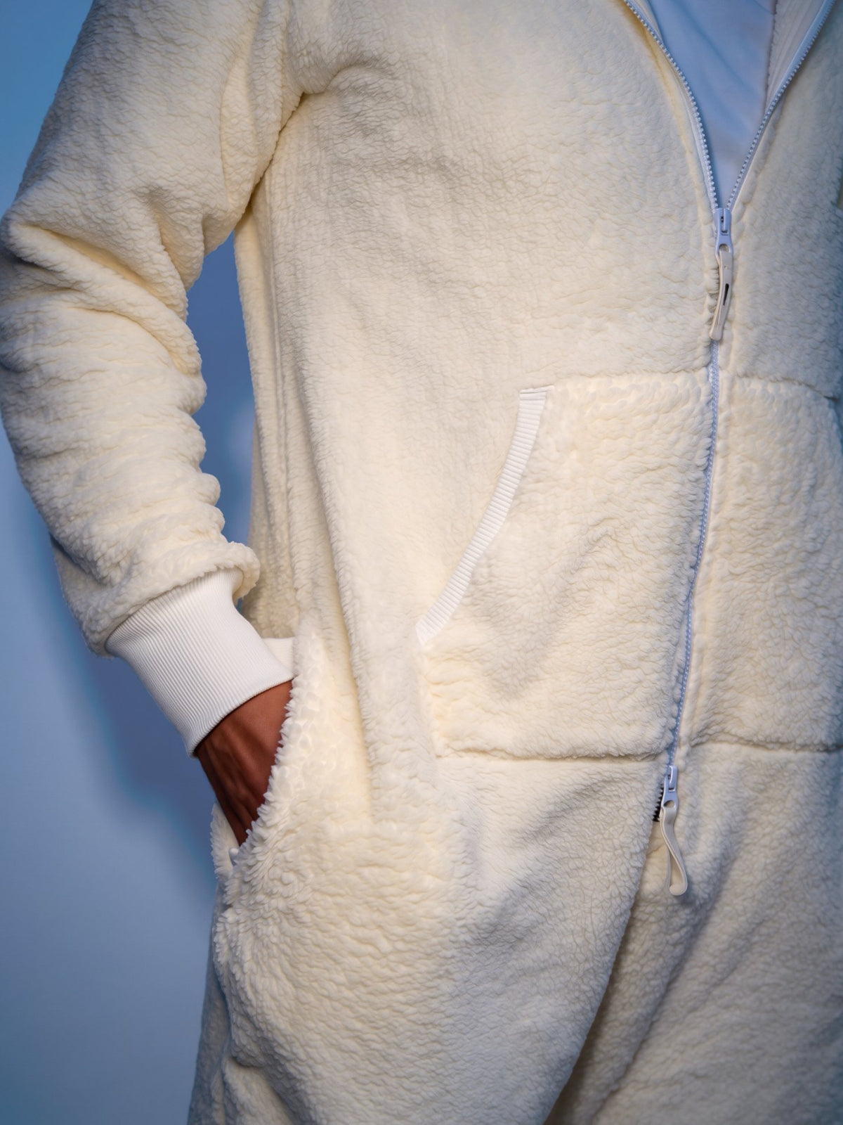 THE ONE Teddy plush jumpsuit, men