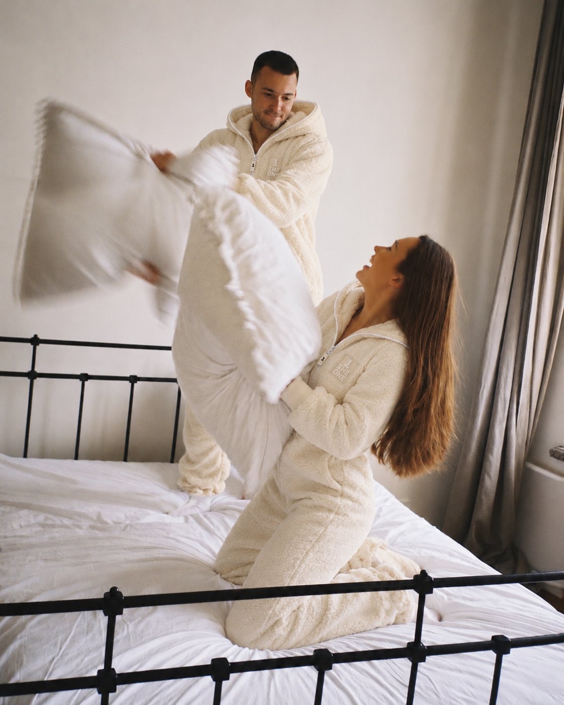 THE ONE Teddy plush jumpsuits, couple