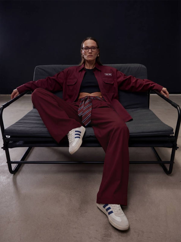 Lightweight Suit Urban wine palazzo