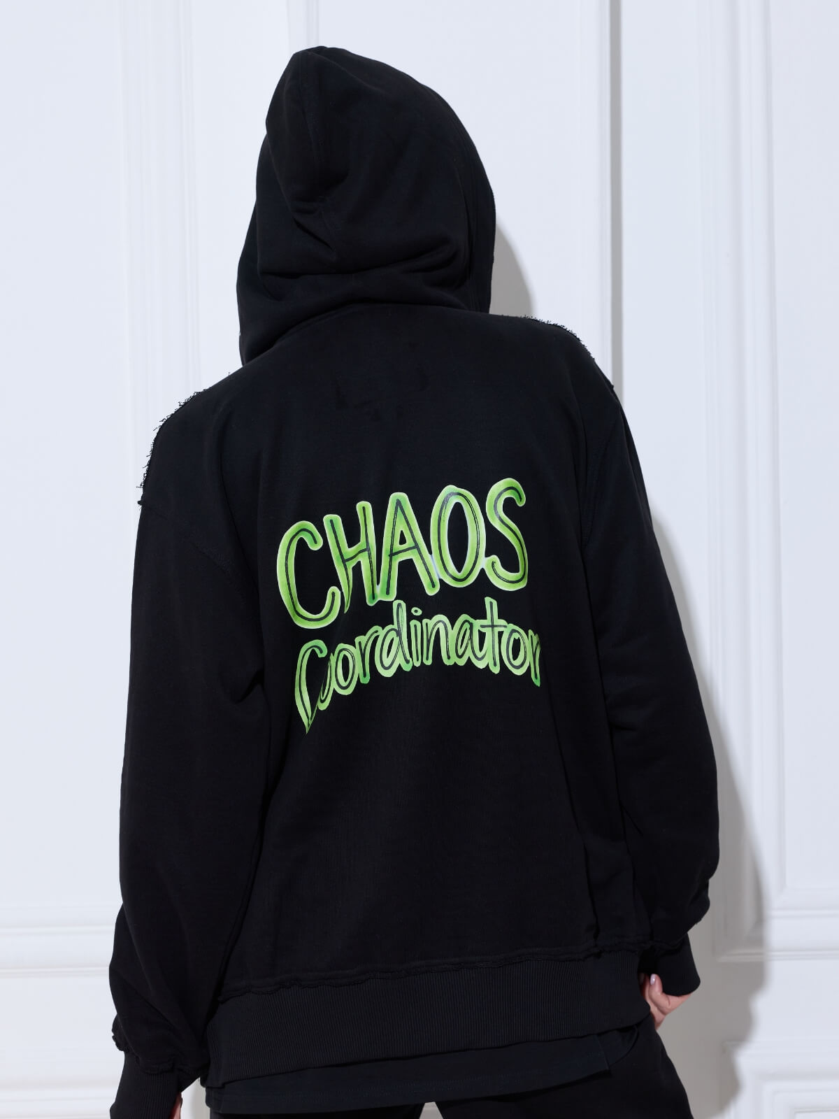 Zip-Hoodie Chaos Coordinator Black