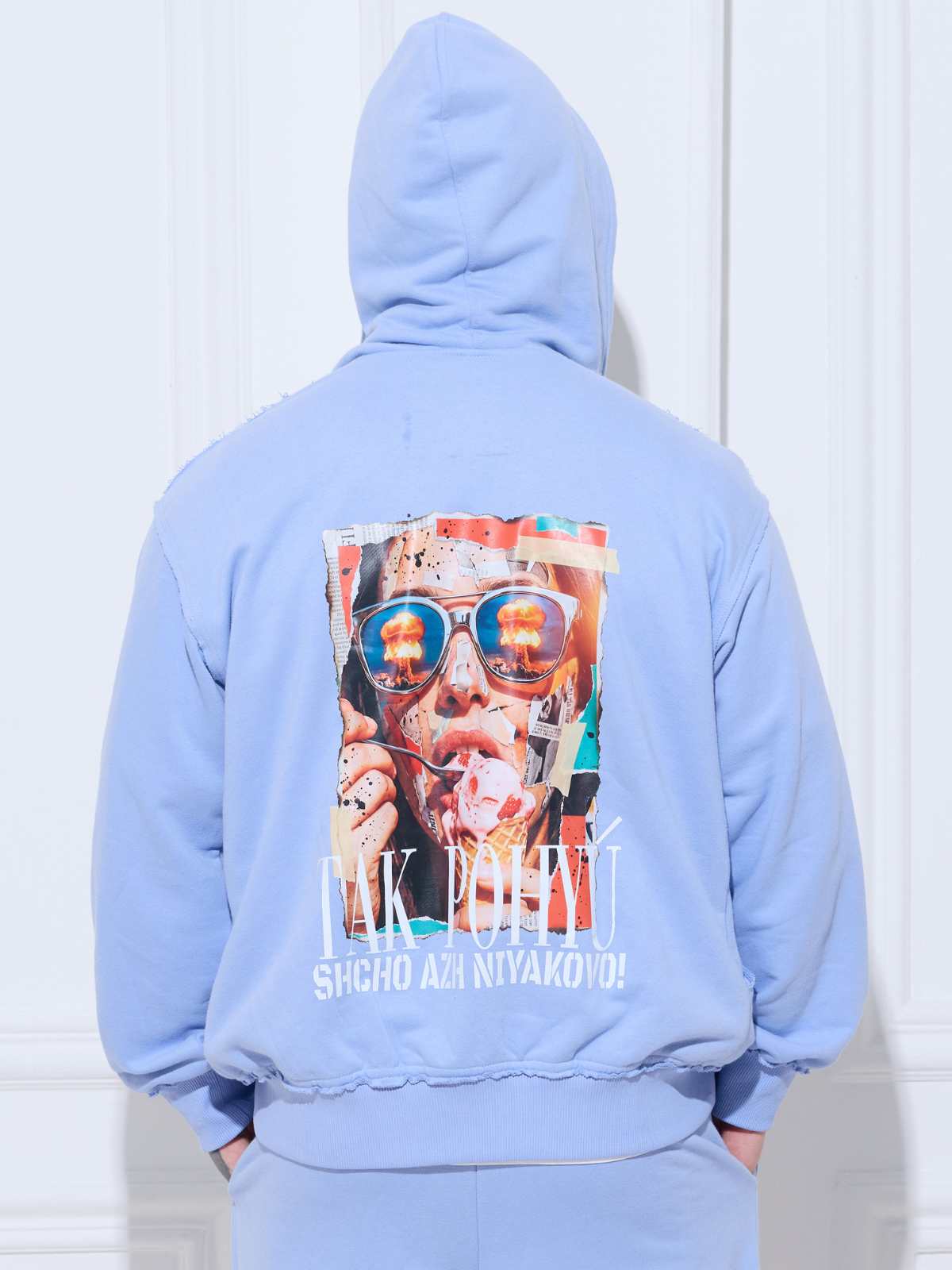 Zip-Hoodie CHILL Blue