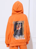 Zip-Hoodie Mona on Fire Orange