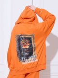 Zip-Hoodie Mona on Fire Orange